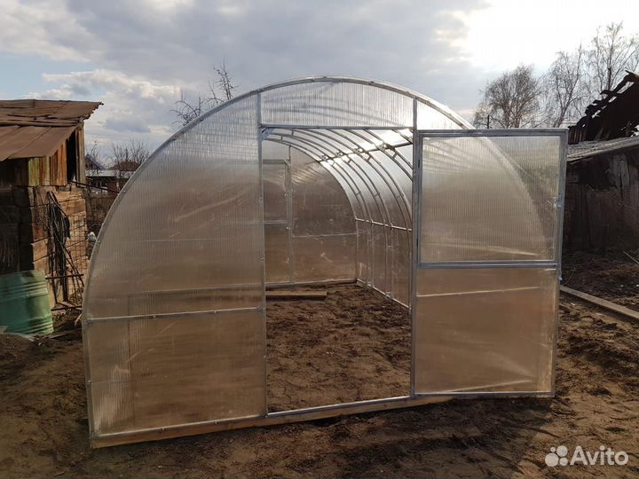 Теплица Люкс 3х4 (двойная дуга)