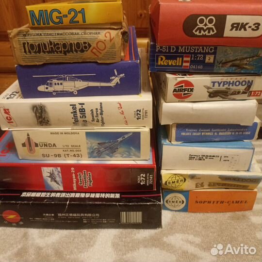 Модели самолётов и вертолётов