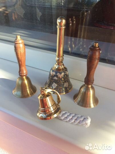 Колокольчики латунь новые, цены разные
