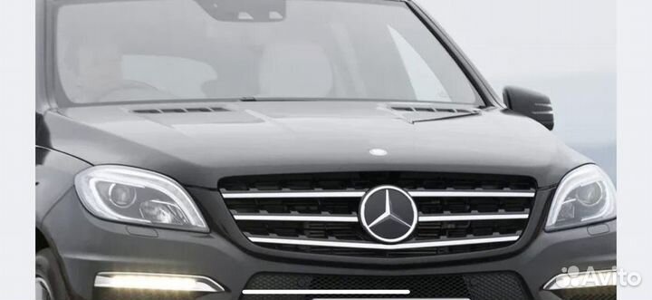 Решетка радиатора на Mersedes ML w 166