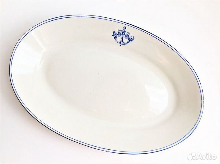 Блюдо рквмф (2 шт.), СССР, 1930-е гг, 20*30 см