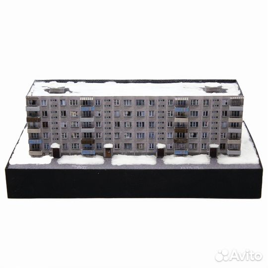 Сборная модель хрущевка, панельный дом