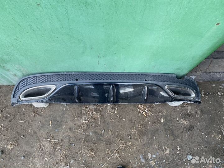 Насадки на глушитель Mercedes W205 AMG