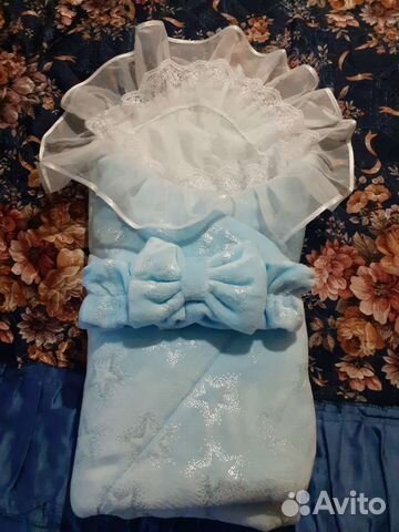 Детский конверт на выписку из роддома