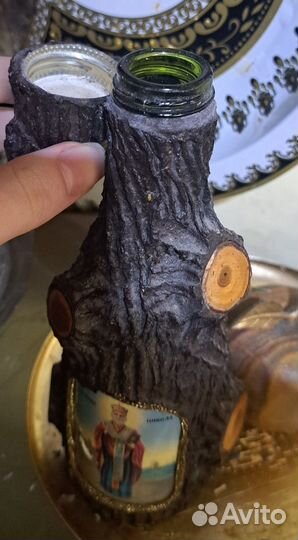 Бутылка декупаж