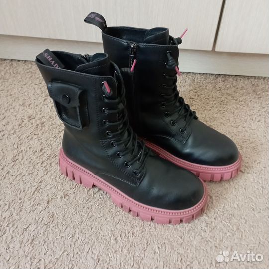Ботинки демисезонные для девочки 36 размер