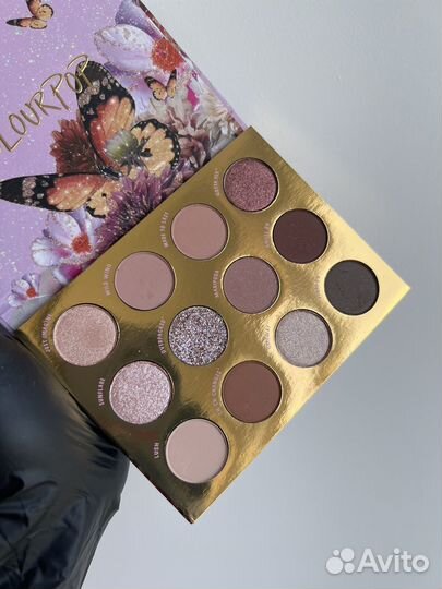 Палитра теней colourpop flutter by