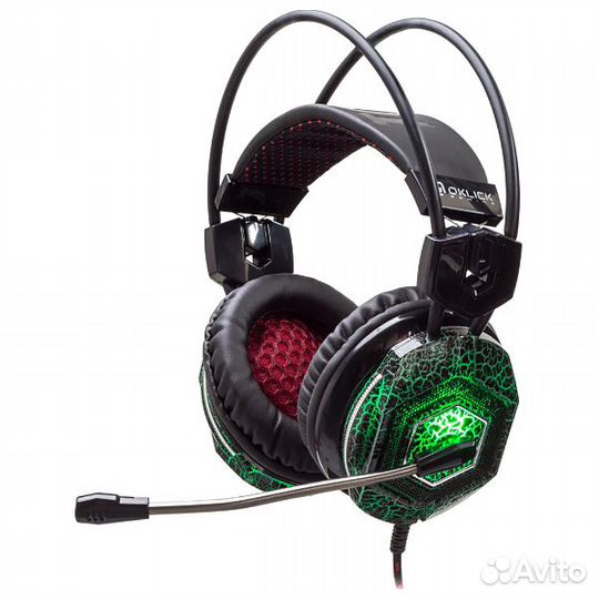 Наушники с микрофоном Oklick HS-L500G Toxic черные