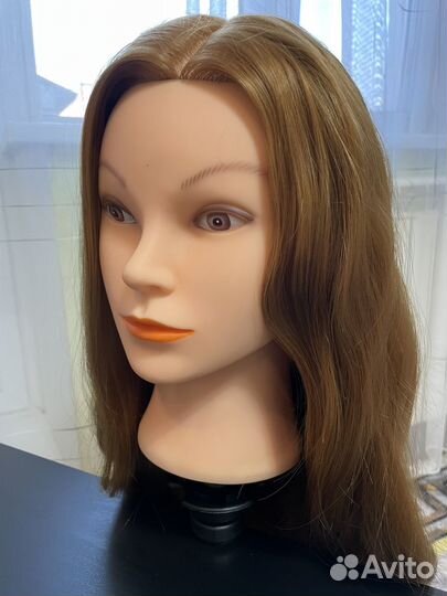 Учебная голова манекен, для причёсок