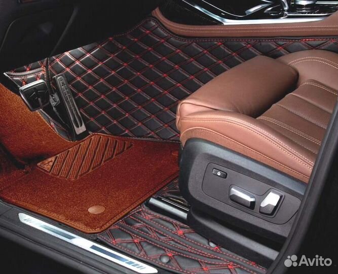 3D Коврики Audi A6 из Экокожи