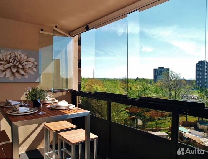 Безрамное остекление