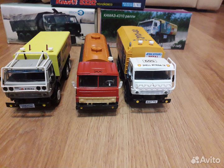 Модели СССР. камаз, масштаб 1-43
