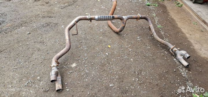 Глушитель khann для Toyota Land Cruise 200