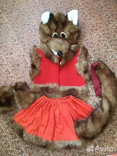 Лиса новогодний костюм