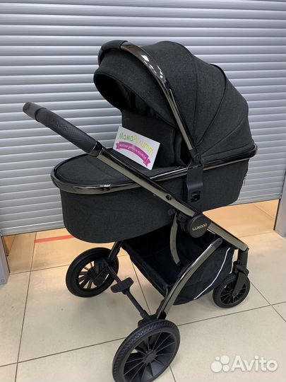 Коляска 2 в 1 хром