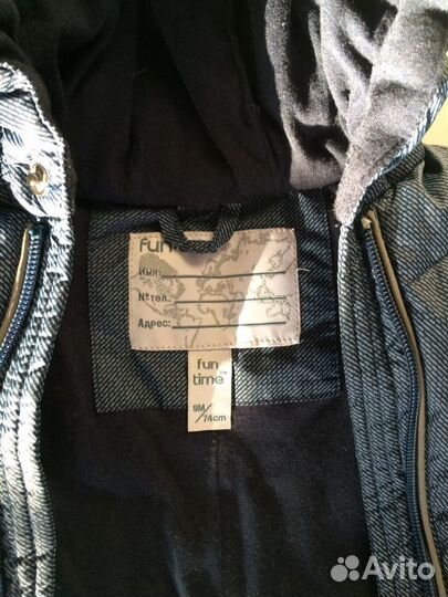 Комбинезон Fun-time осень/зима 74 см