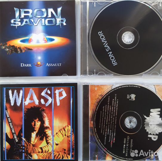 Cd rock,wasp,Paul Simon,Iron savior, heavy metal