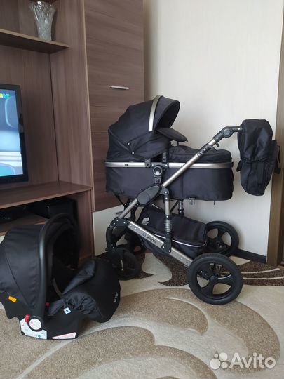 Продам детскую коляску бу 3 в 1 Luxmon