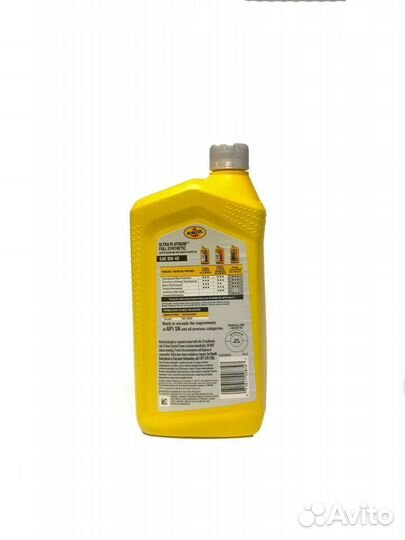 Масло Pennzoil Ultra Platinum SRT 0W-40