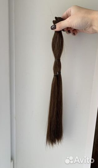 Волосы натуральные срез