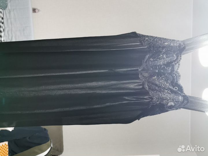 Женский халатик шёлковый с сорочкой