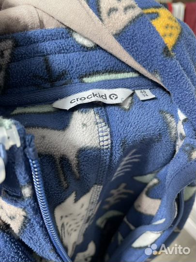 Флисовый комбинезон crockid 74