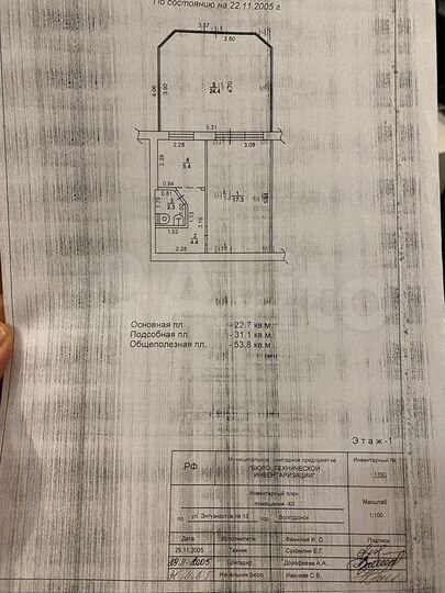 Торговая площадь, 53 м²