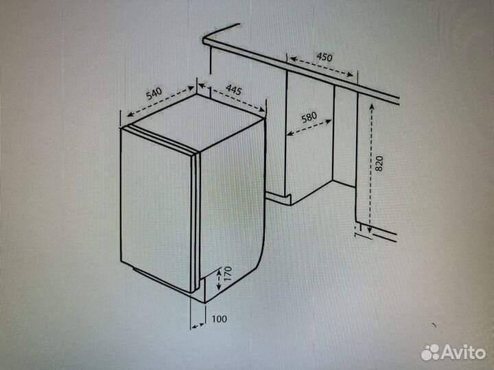 Встраиваемая посудомоечная машина Korting