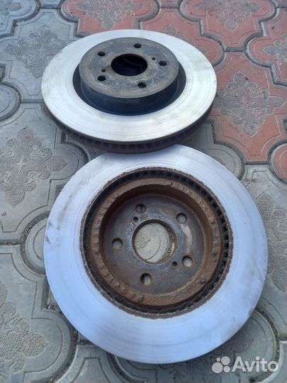 Диск тормозной передний toyota камри 70