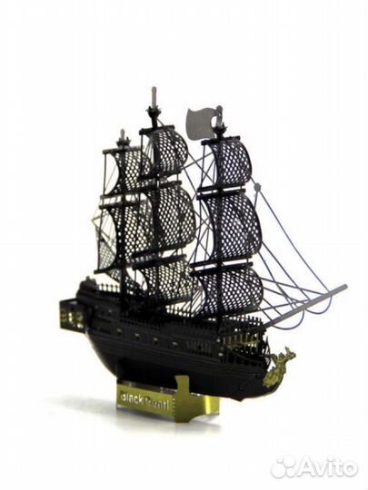 3D Металлический пазл конструктор черная жемчужина