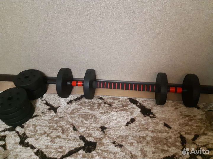 Гантели/штанга 20 кг новые