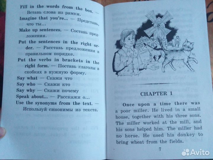 Книга на английском языке со словарем