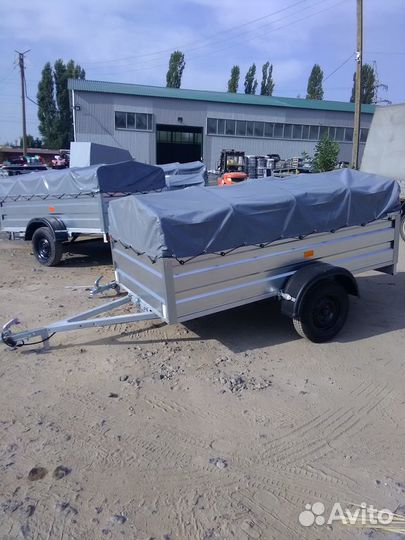 Прицеп для автомобиля Титан-цинк 2,5 высокий борт