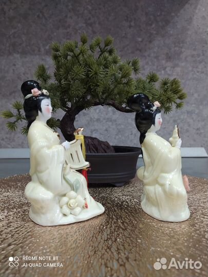 Статуэтка китаянка фарфор