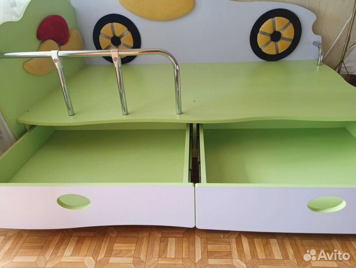 Детская кровать машина