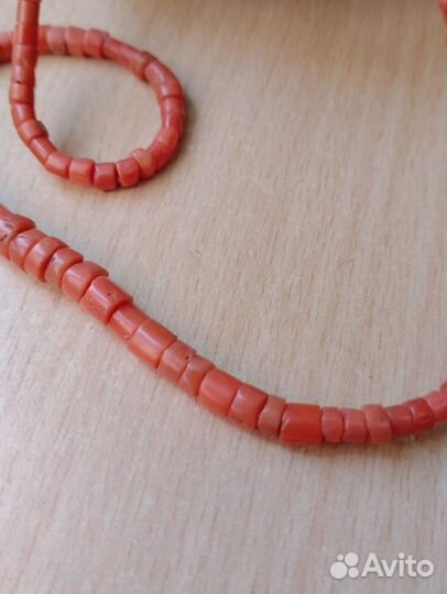 Антикварные коралловые бусы(чокер)