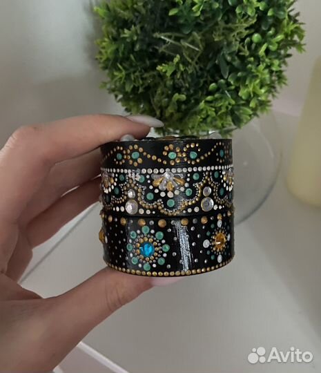 Баночка ручная роспись