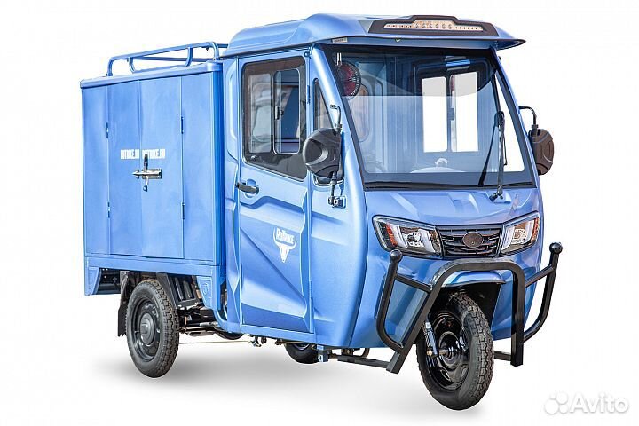 Грузовой электротрицикл Rutrike карго Кабина Дуал