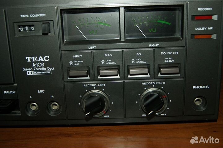 Кассетная дека teac A-103 Стерео