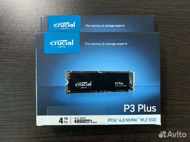 4TB SSD PCIe 4 x4 Crucial P3 Plus 4800MB/s новый