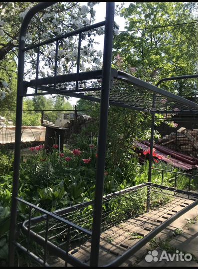 Кровать армейская двухъярусная разборная