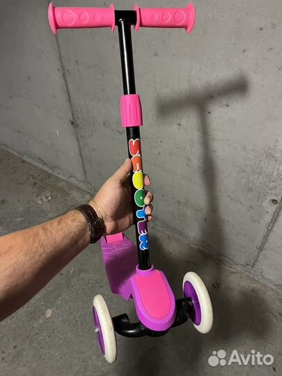 Самокат детский трехколесный