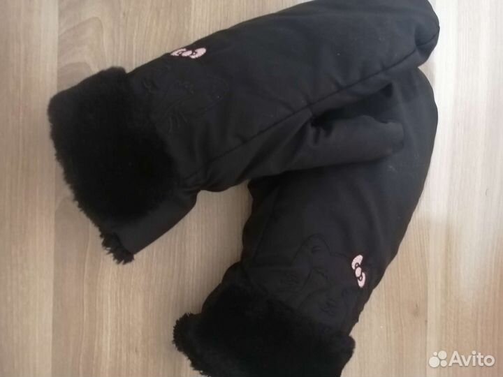 Варежки меховые женские