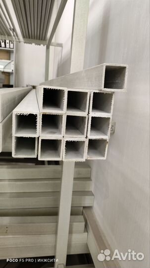 Квадратная стеклопластиковая труба ГОСТ в наличии