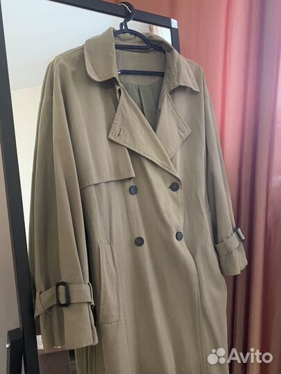 Тренч женский плащ oversize