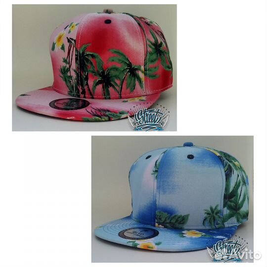 Кепки Blvd с плоским козырьком летние маями новые