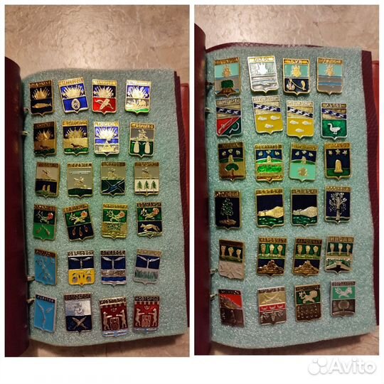 Коллекция значков (гербы), период СССР