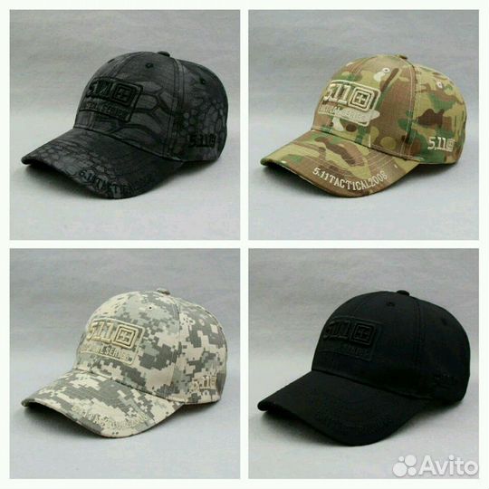 Кепка-бейсболка 5.11 Tactical камуфляжная Rip-stop