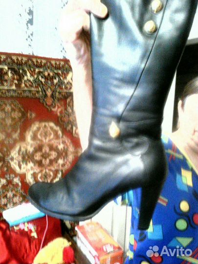 Сапоги натуральные