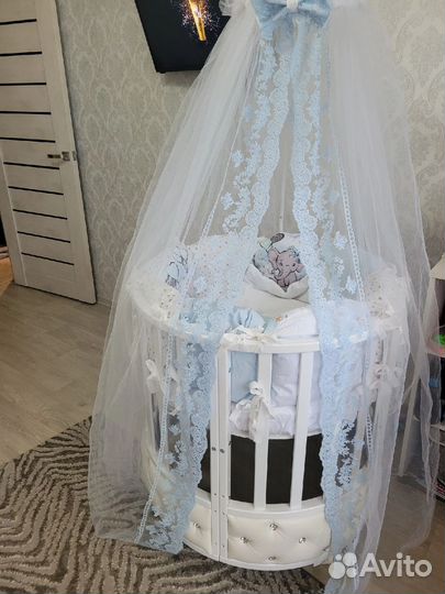 Кровать для новорожденных 6в1